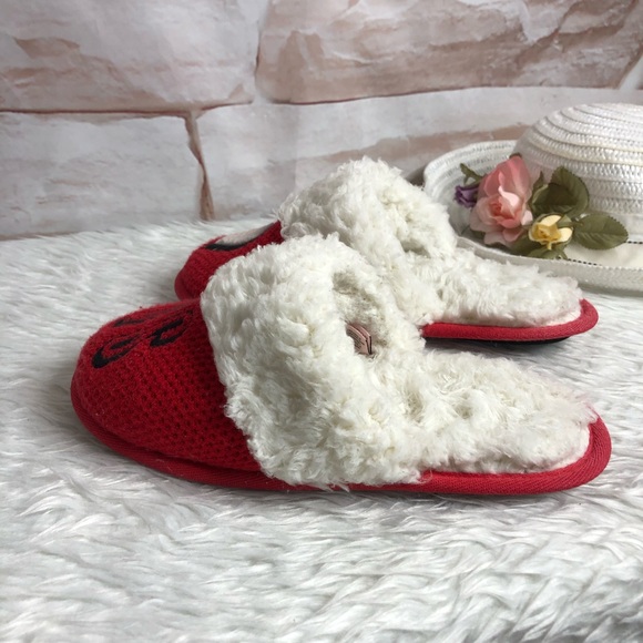 Vitoria’s secret cashmere fur slippers size S/P - Picture 6 of 10